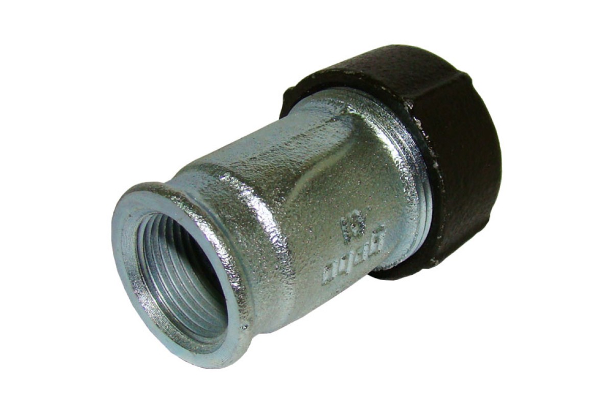 Соединение обжимное вн. оцинкованное GEBO